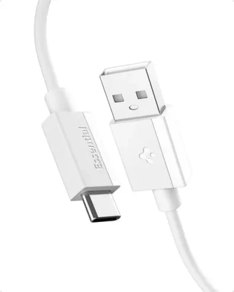 Spigen ACA08716 Essential USB-A na USB-C 60W kabel 2m bílá / USB 2.0 (ACA08716)