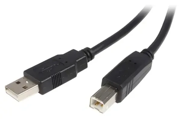 StarTech kabel USB-A na USB-B černá / USB 2.0 / 2m (USB2HAB2M)