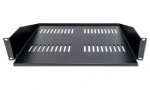 XtendLan CPOLIC2U40-B-P Police 400mm černá / univerzal / 2U / 45kg nosnost / předsunutá (CPOLIC2U40-B-P)