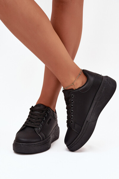 Dámské Tenisky Na Platformě Big Star SS274244 Černé 40