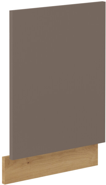Dvířka na vestavnou myčku nádobí Bolonia ZM 570x446 Barva korpusu: Dub artisan, Barva dvířek: Truffle Grey