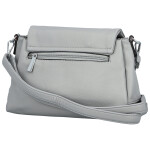 Stylová dámská koženková crossbody kabelka Kornelia, šedá