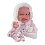 Antonio Juan 70360 CLARA - realistická panenka miminko se speciální pohybovou funkcí a měkkým látkovým tělem - 34 cm