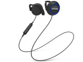 Koss BT221i  Bluetooth černá / bezdrátová sportovní sluchátka s mikrofonem / Bluetooth (BT 221i)