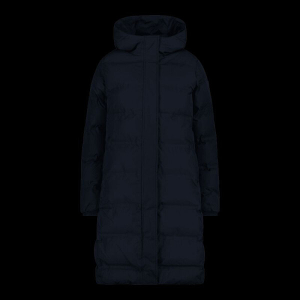 Dámský zimní kabát s kapucí CMP zateplená nepromokavá bunda černá (34K0096/N950) 48