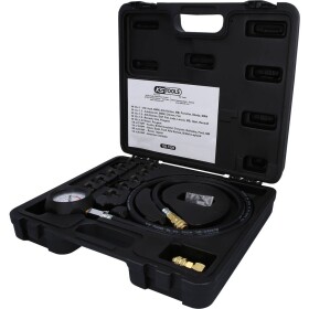 KS Tools 150.1920 Tester tlaku oleje, 10dílná sada, 12 bar