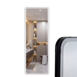 REA - Zrcadlo LED Classico 50x160cm Black HOM-03618