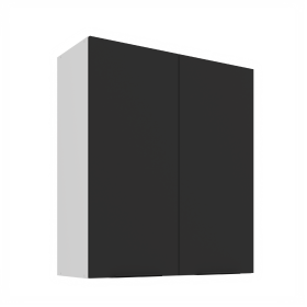 Horní skříňka Aria 80 G-90 2F Barva korpusu: Bílá, Barva dvířek: BL - Black AFM