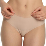 Dámské kalhotky Mousse classic beige - JULIMEX béžová XL/XXL
