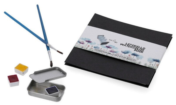 Leporelo 140x140, akvarel, 300 g/m2, 6 listů