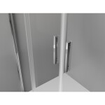 MEXEN/S - Exo čtvrtkruhový posuvný sprchový kout 90 x 90, transparent, chrom 8132-090-090-01-00