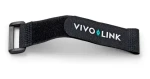 VivoLink Velcro kabelová páska černá / Stahovací páska / 200 mm / 25 kusů (PROTIE)