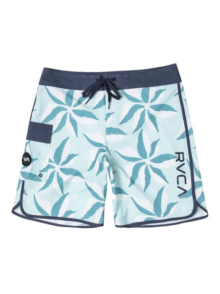 RVCA EASTERN TRUNK 18 DUSTY AQUA pánské koupací kraťasy