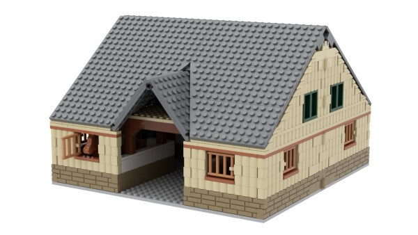 BRIXIES Plus 222.204 Stodola a koňská stáj 2 v 1, 815 k