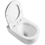 CERANO - WC závěsné Felci, Vortex - vírové splachování + Slim/SoftClose sedátko - bílá lesklá - 55,5x36 CER-680365