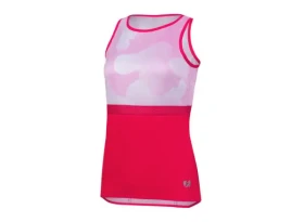 Etape Summer dámský dres bez rukávů bílá/růžová vel. L
