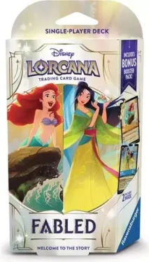 Disney Lorcana: Fabled - Amber Saphire Starter Deck (Arielle Mulan)