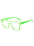 VeyRey Dámské brýle blokující modré světlo Twinklepond Hranaté Zelená Univerzální