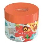 Quokka Whim Kids Food Jar 360ml Mapy / Termonádoba na jídlo / nerezová ocel (8412497400980)