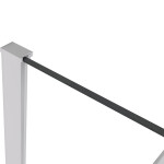 CERANO - Profil pro sprchové zástěny Walk-in Onyx - 8 mm - bílá matná - 15 mm CER-476825