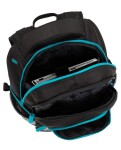 Bagmaster DIGITAL 20 B studentský batoh - modrý s květinami