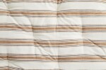 MADAM STOLTZ Bavlněná matrace Printed Off white/Cinnamon 60 x 100 cm, oranžová barva, krémová barva, textil