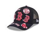 Pánská kšiltovka Boston Red Sox MLB NEW ERA 940MC AF Trucker All Over