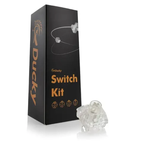 Ducky Kailh Y Switches / mechanická / 5-Pin / lineární / MX-Stem / 50 g / transparentní / 110 kláves (DSK110-FPA2)