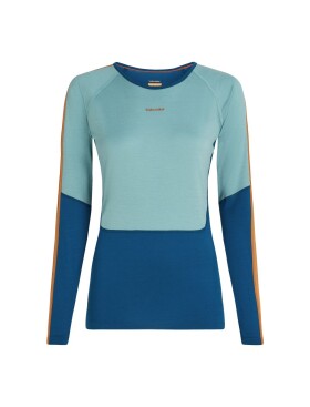 ICEBREAKER Wmns 200 Oasis+ LS Crewe, Atlantis/Hydro/Trail/Cb (vzorek) velikost: S