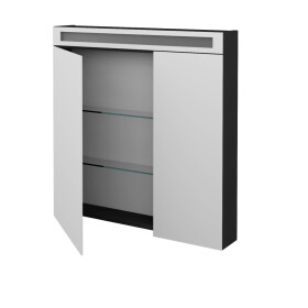 Dřevojas - Dvoudveřová galerka AIR GA2NOE 80 - N03 Graphite 239442