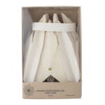 Bloomingville Závěsná svíticí hvězda Elijas White 50 cm, bílá barva, papír