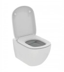 IDEAL STANDARD - Tesi Závěsné WC se sedátkem SoftClose, RimLS+, bílá T536101