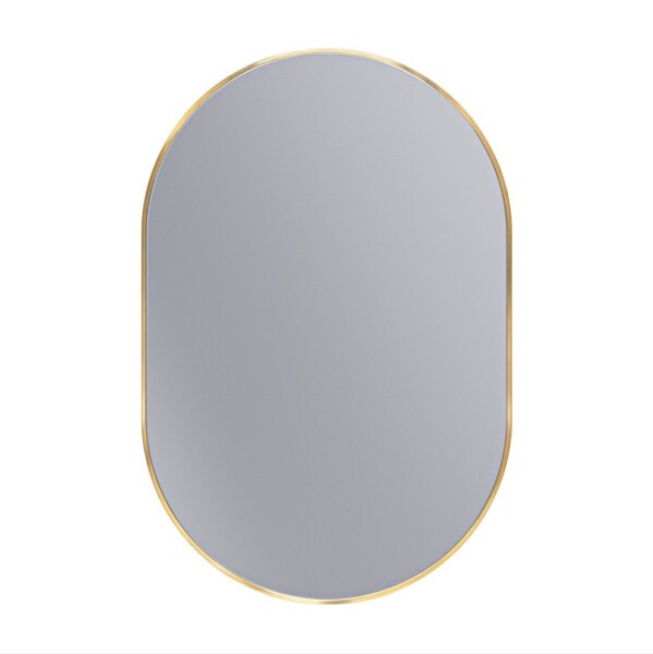 Erga Oval, oválné zrcadlo 60x90cm, zlatý rám, ERG-V01-OVAL-6090-GD