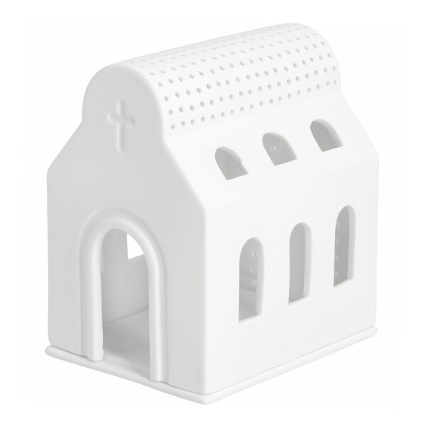 Räder Porcelánový svícen Holy Church, bílá barva, porcelán