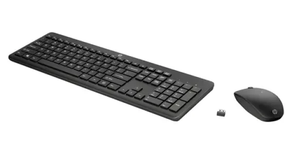 HP 230 Set černá / Bezdrátový set / Klávesnice + myš / USB (4142311)