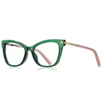 VeyRey Brýle blokující modré světlo cat eye Biscuit