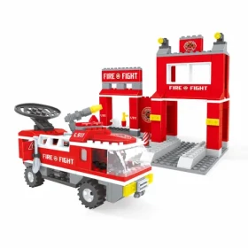 BLOXO 259805 Kompatibilní stavebnice hasiči stanice 260 ks