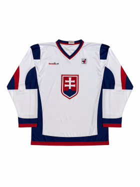 Slovenský hokejový fan dres Slovakia - bílý Velikost: M