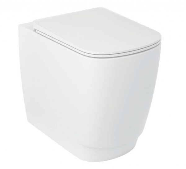 KLUDI - Resa S Stojící WC, vario odpad, Rimless, Spiralflush, matná bílá 27WCB0353