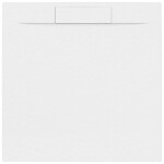 Sprchová vanička čtvercová SAT Fusion 90x90 cm litý mramor Blanco SATFU9090BL SATFU9090BL