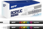Akrylový popisovač 4mm - bílý