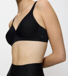 Triumph - proužkovaná bavlněná podprsenka bez kostic Triumph BLACK 95C