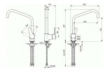 IDEAL STANDARD - Alpha Dřezová baterie, chrom BC660AA