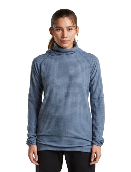 Dámská merino mikina ICEBREAKER Wmns Merino 400 RealFleece Grid Pulover Hoodie, Dawn velikost: S