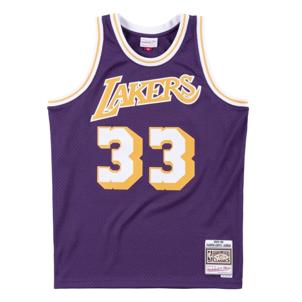 Mitchell & Ness Pánský dres Los Angeles Lakers NBA Kareem Abdul-Jabbar #33 1983-84 Swingman Velikost: 2XL