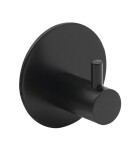 SAPHO - Samolepící háček, kulatý, černá mat 32204