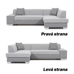 Sedací souprava Fabio Provedení: Pravá varianta, látka: Berlin 01/ Soft 17