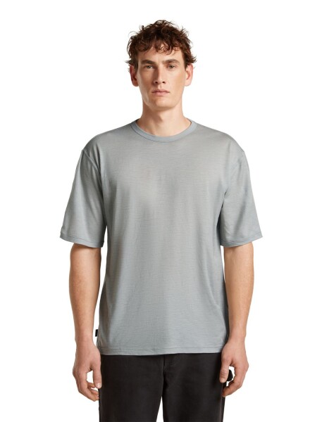 Pánské merino triko s krátkým rukávem ICEBREAKER Mens 150 Tech Lite SS Relaxed Tee, Proto Grey velikost: XL