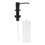 INVENA - Dávkovač mýdla SIMI, černá AA-22-004-J