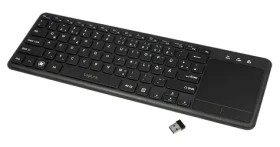 LogiLink Bezdrátová klávesnice s touchpadem černá / Bezdrátová klávesnice / 2,4 GHz / USB nano přijímač (ID0188)